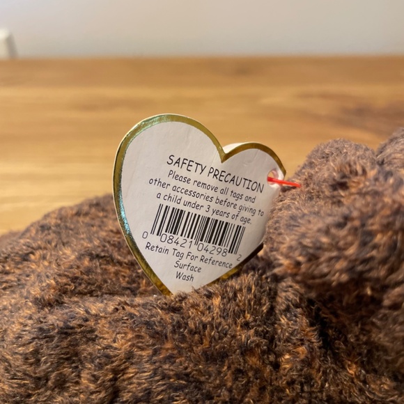 Ty Beanie Babies Fetcher Dog Brown Super Soft 2000 – New Tag Protector VINTAGE - Picture 2 of 9